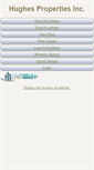 Mobile Screenshot of hughes-properties.com