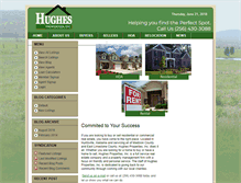 Tablet Screenshot of hughes-properties.com
